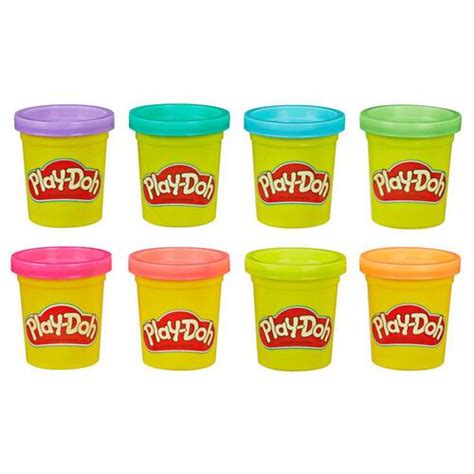 Play Doh 8 Pack Neon Non Toxic Modeling Compound Toys R Us Singapore Official Website