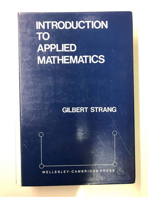 Introduction To Applied Mathematics Gilbert Strang