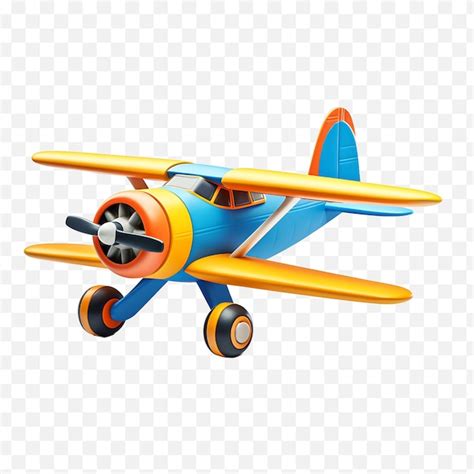 Premium Psd 3d Toy Airplane Illustration