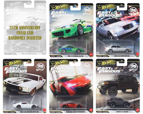 FAST FURIOUS TH ANNIVERSARY CASE OF BY HOT WHEELS