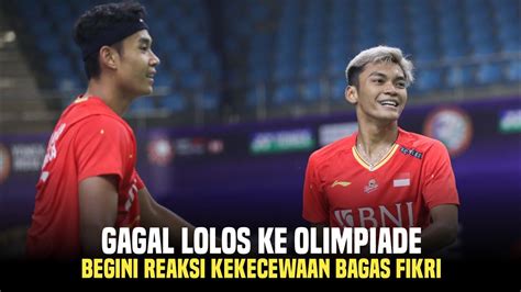 Kesedihan Bagas Fikri Usai Dipastikan Gagal Lolos Ke Olimpiade Paris