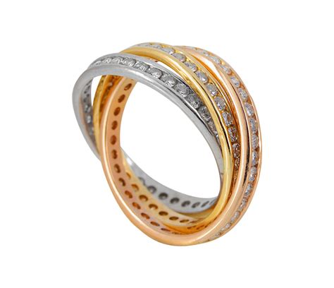 Eleganter Tricolor Er Ring Damen Ring Kr Gold Youluxe De