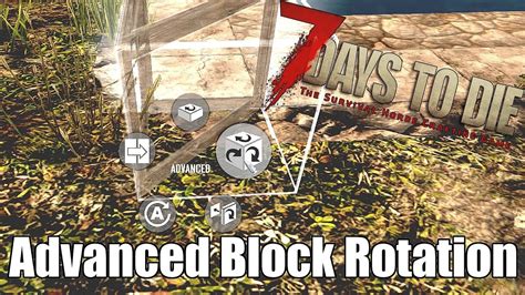 7 Days To Die Log Spikes On Walls Advanced Block Rotation Guide