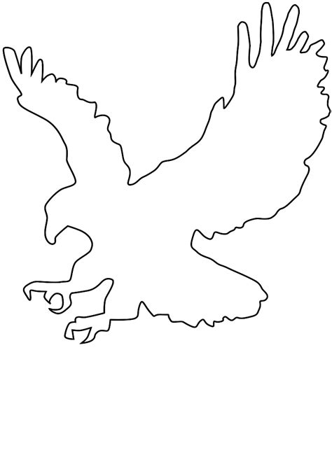 Printable Eagle Outline