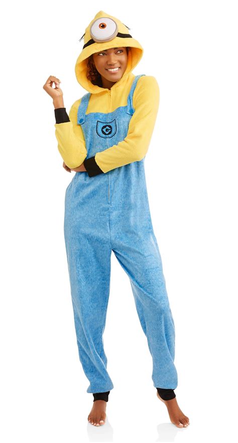 Licensed - Minions Women's and Women's Plus Sleepwear Adult Costume ...