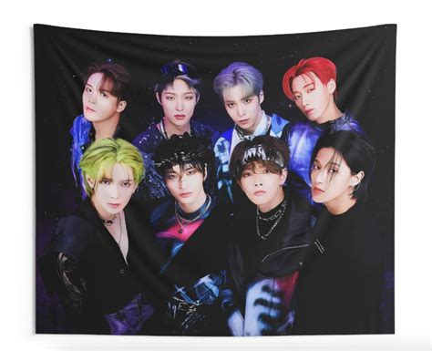 Ateez Members Flag Banner Ateez Tour 2024 Kpop Flag Ateez Kpop Merch