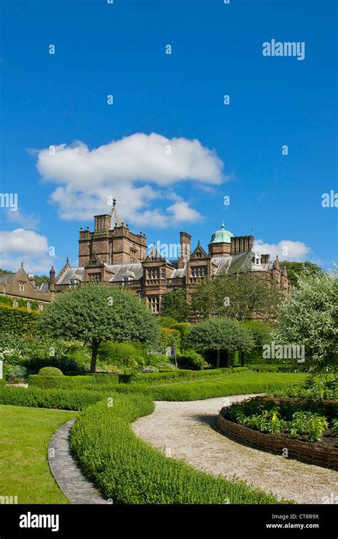 The Formal Gardens At Holker Hall South Lakeland Cumbria England Uk