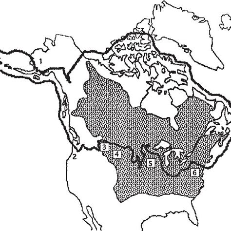 Maximum Extent Of The Wisconsin Glaciation Solid Line Distribution