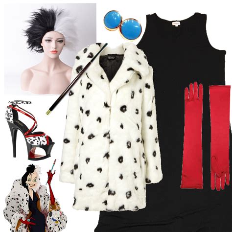 Cruella Deville costume | Cruella deville costume, Easy costumes ...