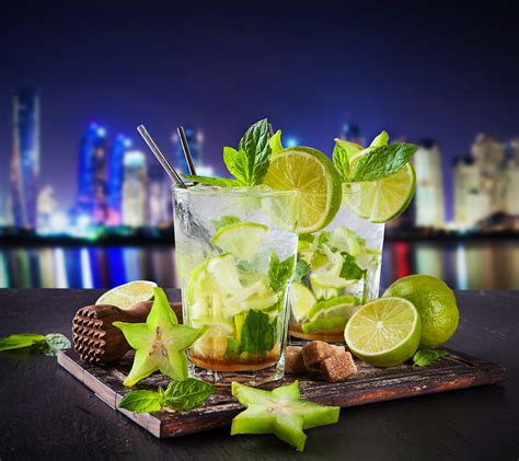 Mojito Coctail Drinks Fresh Ice Lemon Lime Summer Hd Wallpaper Peakpx