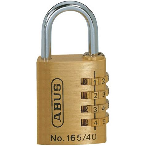 Cadenas à Chiffres Laiton 40mm sous Blister ABUS