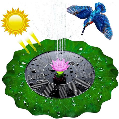 Fontaine Flottante Solaire Pour Jardin