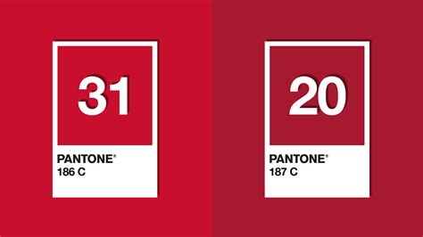 Pantone On Twitter Congratulations Pantone 186 C And 187 C For An Amazing Season And An