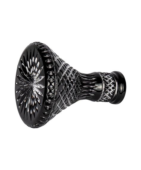 Moze Exclusive Glass Cone Crown Cut Black Premium Bowl