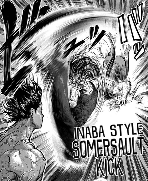 Kengan Ashura Inaba Shows Off The Inaba Style Fighting Drawing