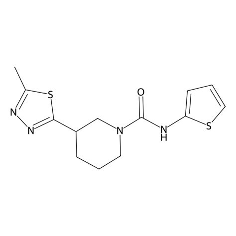 Buy 3 5 Methyl 1 3 4 Thiadiazol 2 Yl N Thiophen 2 Yl Piperidine 1