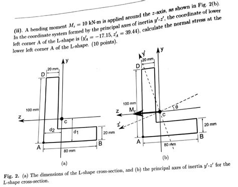 Solved Question 2 20 Points The Dimensions Of A L Shape