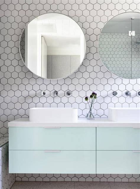 60 Stylish Hexagon Tiles Ideas For Bathrooms Digsdigs