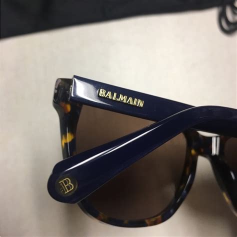 Balmain Tortoise Square Sunglasses 55mm Gem