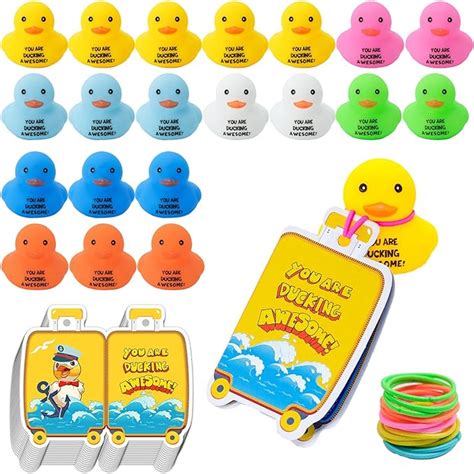 Amazon Ducks Tags For Cruising 60 Packs Kit 20 Rubber Ducks 20