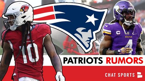 New England Patriots Rumors Are Hot 🔥 On Deandre Hopkins And Dalvin Cook In 2023 Nfl Free Agency