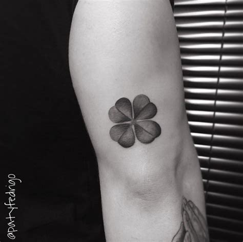 35 Artistic Shamrock and Four-Leaf Clover Tattoos - TattooBlend