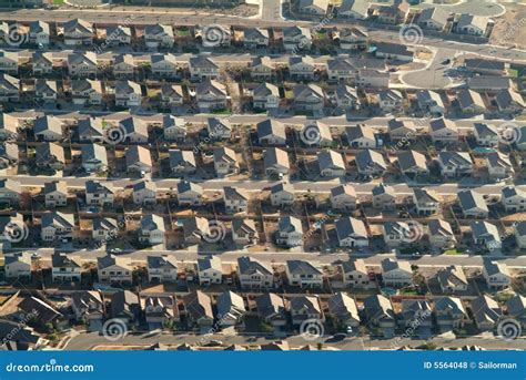 Suburban Sprawl Royalty Free Stock Photos - Image: 5564048