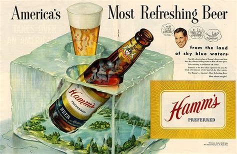 50 Inspiring Examples Of Vintage Ads Beer Advertising Beer Ad Hamms