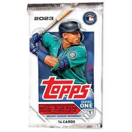 MLB Topps 2023 Series 1 Baseball Trading Card RETAIL Pack 16 Cards - ToyWiz