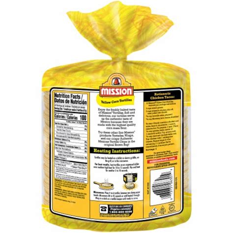 Mission Super Soft Low Fat Yellow Corn Tortillas 80 Ct 416 Lb Frys Food Stores