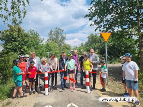 Otwarcie ścieżki rowerowej w Szklarach Górnych Gmina Lubin