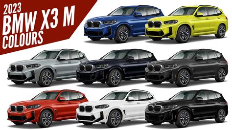 2024 BMW X3 M Color Options