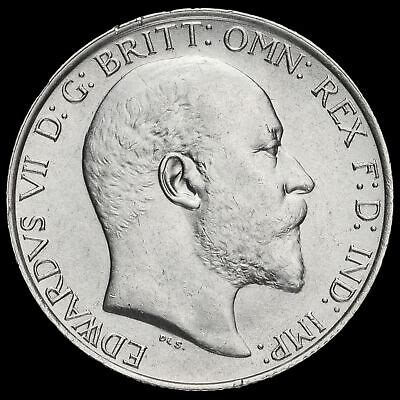 Edward Vii Silver Florin Rare Ef Ebay