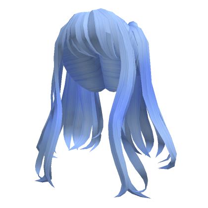 Loose Long Bangs Anime Pigtails In Softblue Roblox Item Rolimon S