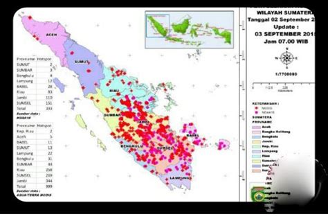 Bmkg Titik Panas Bertahan Di Sumatera Satu Harapan