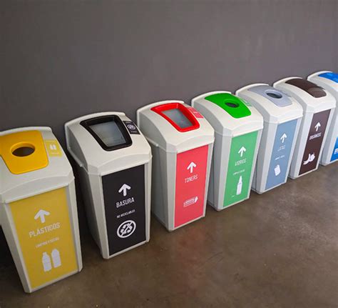 Contenedor De Reciclaje Trash Litros Creatividad Positiva