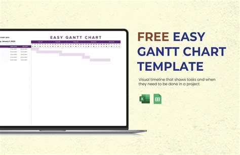 Research Proposal Timeline Gantt Chart Template in Excel - Download ...