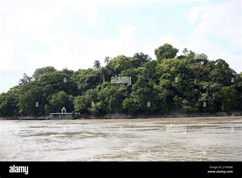 Umananda Island Temple At A Small Island Of Brahmaputra River Guwahati Assam Smallest