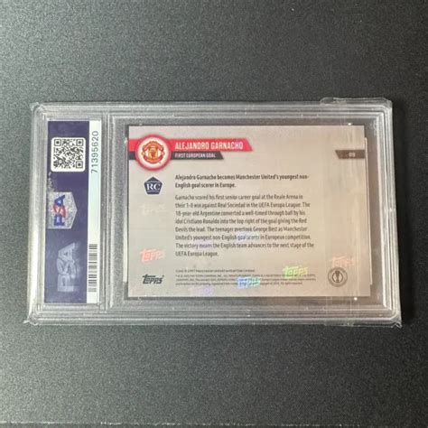 Alejandro Garnacho Rc Topps Now Uefa Champions League Rookie