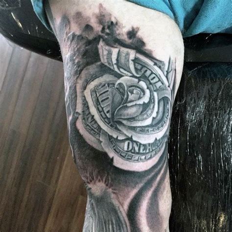 Top 81 Money Rose Tattoo Ideas 2021 Inspiration Guide Money Rose Tattoo Rose Tattoos