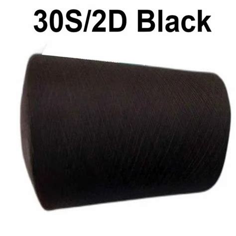 Dyed Spun 30s2d Black Polyester Sewing Threads For Textile Industry