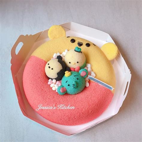 45 個讚好，4 則回應 Instagram 上的 Jessica S Kitchen（ Jessicas Kitchen Cake）：「 維尼戚風蛋糕 潔西卡覺得大家都好會搭配哦