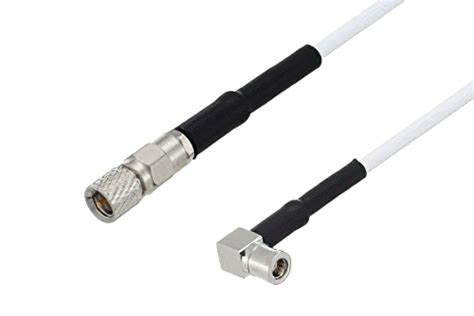 Male To Smb Plug Right Angle Cable Inch Length Using Rg