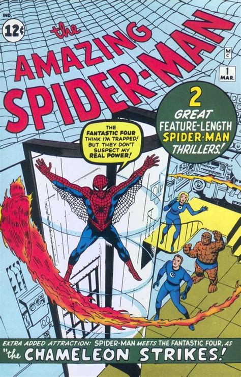 Amazing Spider Man 1 Cover Art By Steve Ditko 1963 Amazing Spider Man Comic Spiderman