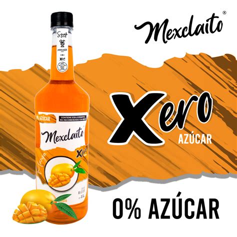 Mexclaito Xero 0 Azúcar Jarabe Syrop sabor Mango 1 Litro con