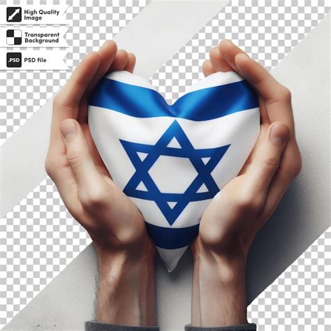 Premium Psd Psd Israel Flag On Transparent Background