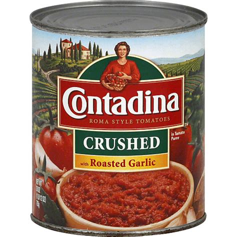 Contadina Roma Style Tomatoes Crushed With Roasted Garlic Buehlers