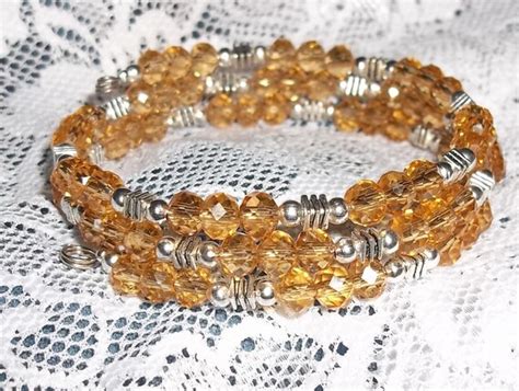 Yellow Topaz CrystalNovember Birthstone Hand Crafted Silver