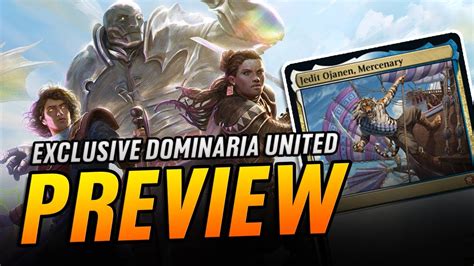 Dominaria United Preview Card Jedit Ojanen Mercenary Youtube