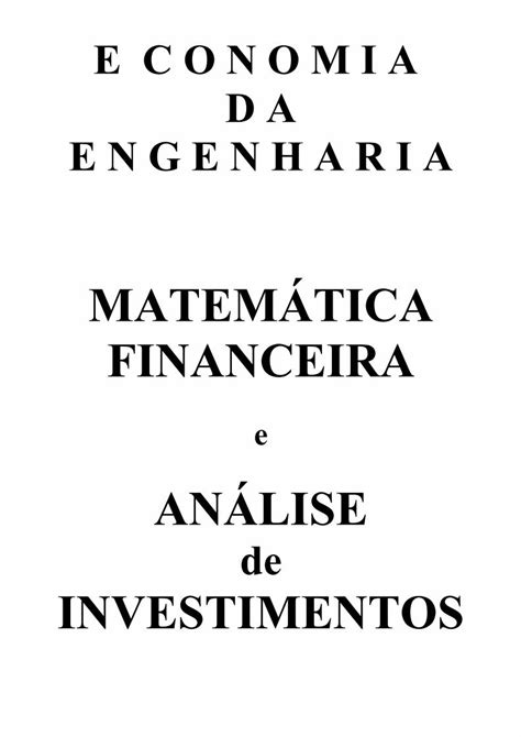 Pdf Matem Tica Financeira Ecivilufes Pdf Filecap Juros